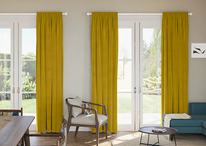 Ultra Luxe Velvet, Old Gold - Made to Measure Curtains - Image 3
